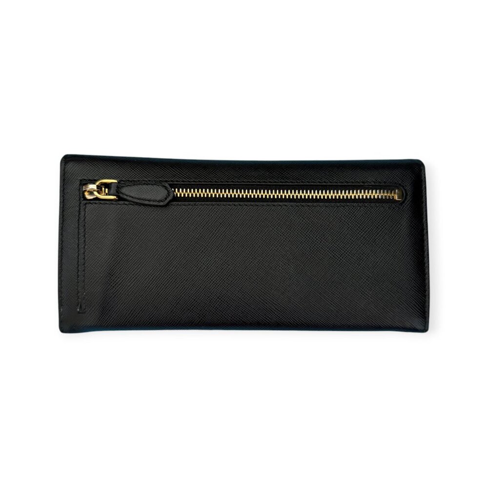 Authentic Prada Large Black Saffiano Leather Wallet - Picture 2 of 11